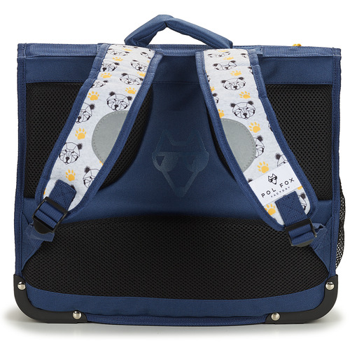 Pol Fox - CARTABLE BEAR 38 CM - Marine / Gris