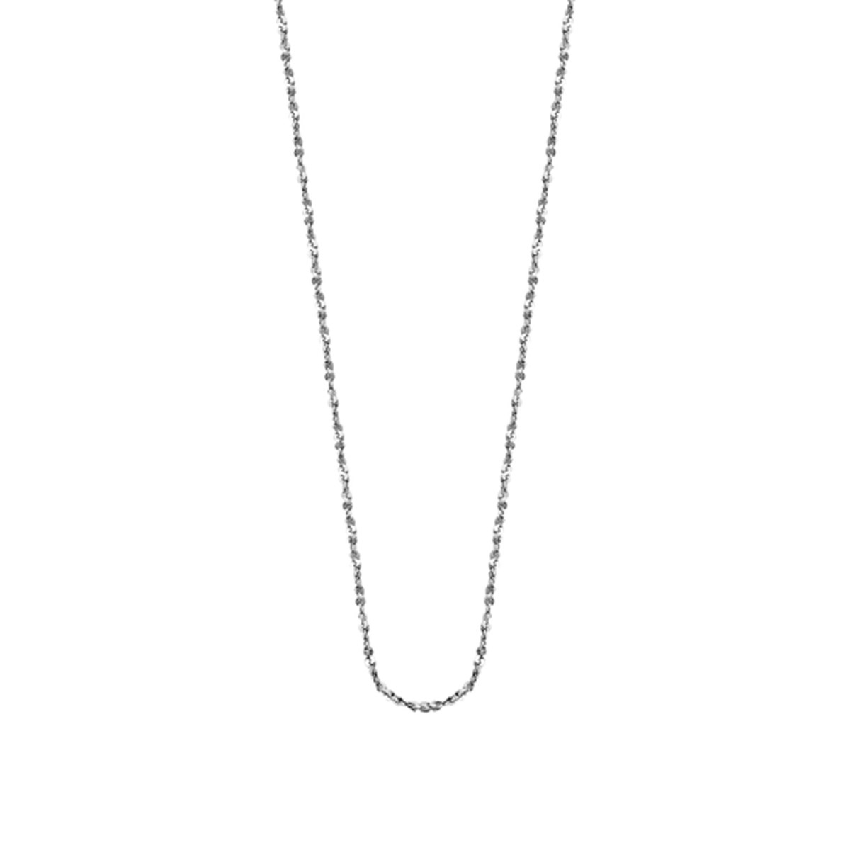 Collier chaîne Lotus Silver maille torsade