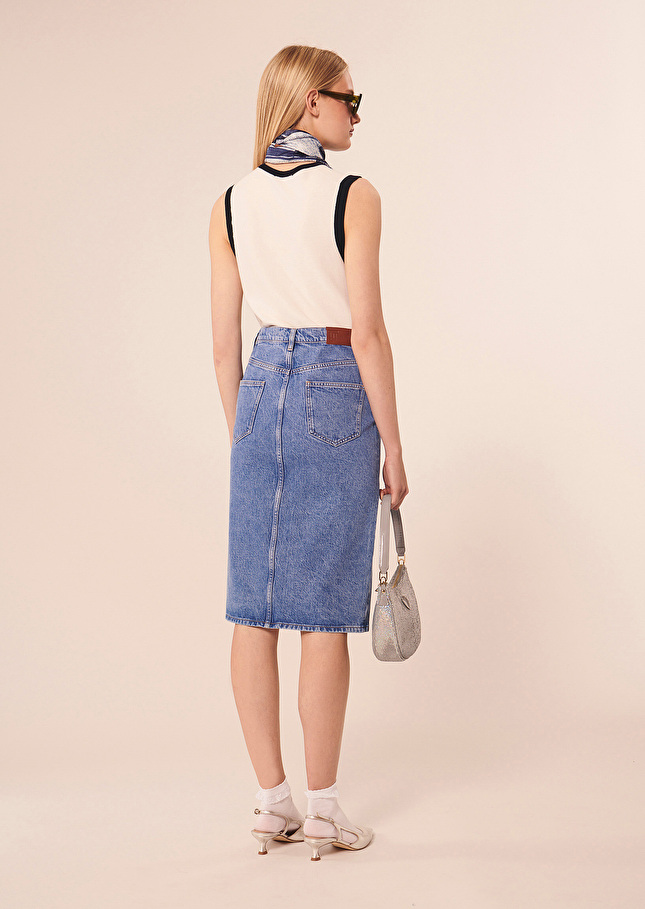 Jupe Jackiebleu en denim