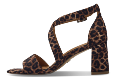 Tamaris Damesandal med hæl Leopard 1-28310-42