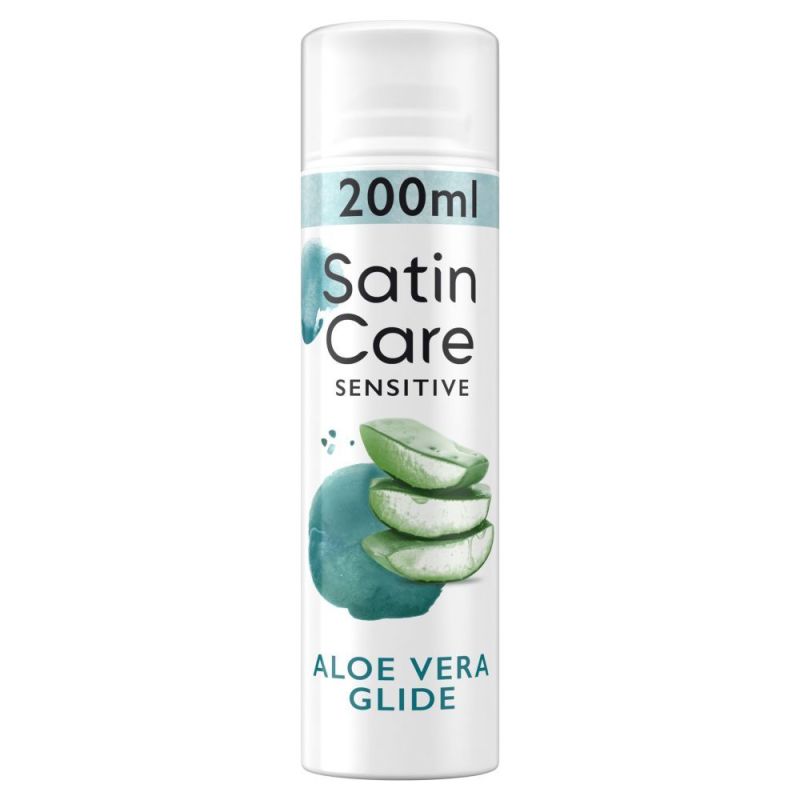Gillette Satin Care Scheergel Gevoelige Huid met Aloë Vera 200ml