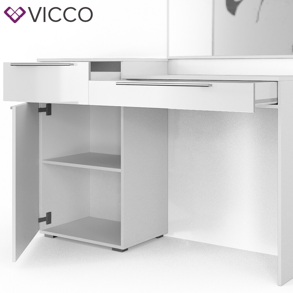 Vicco Schminktisch Little Lilli Frisiertisch Kommode Frisierkommode Spiegel Weiß