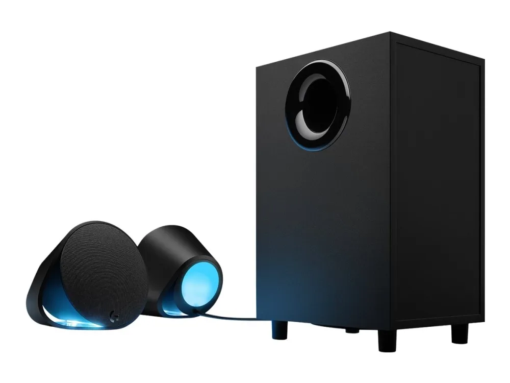 Logitech G560 - Højttalersystem - til PC - 2.1-kanal - trådløs - Bluetooth - USB - 120 Watt (Total)