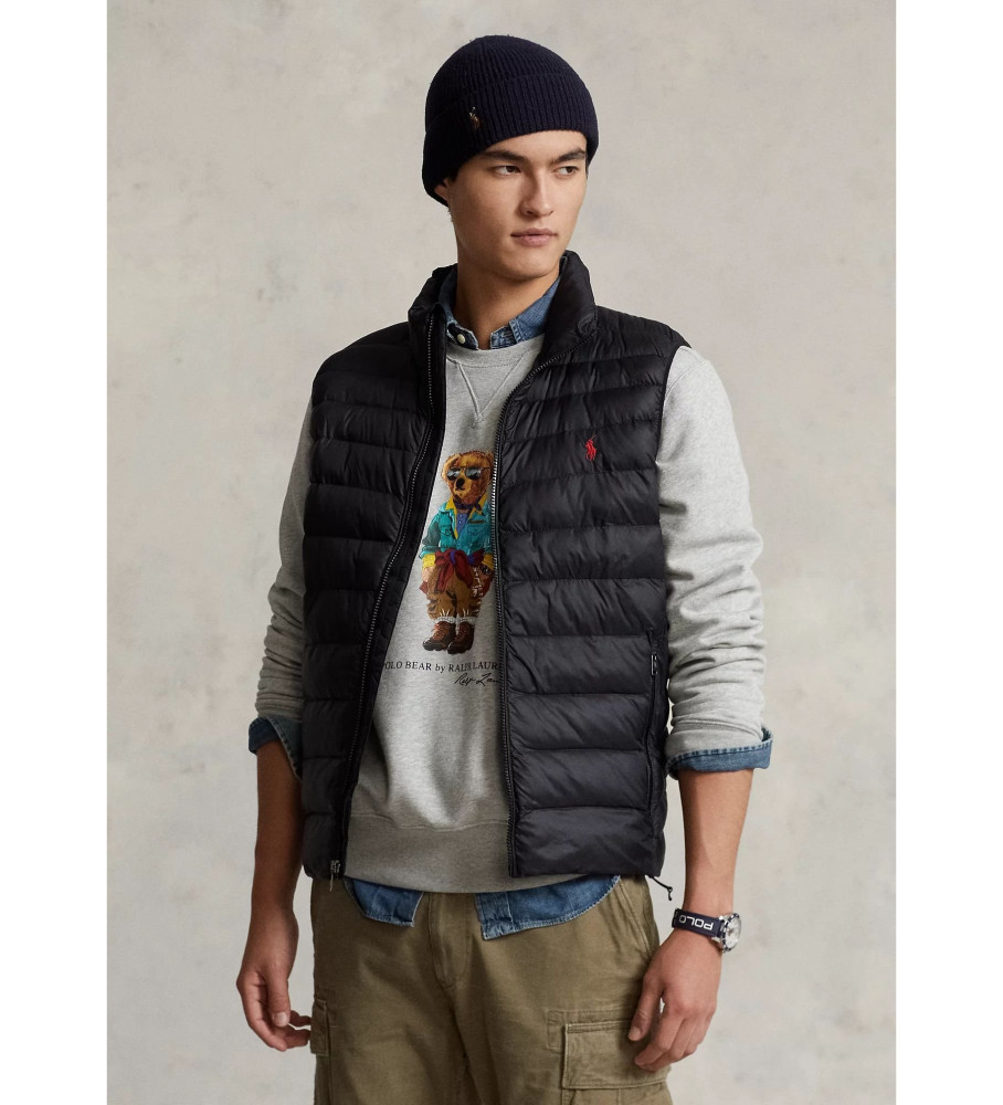 Colete Ralph Lauren Beaton Hydrafuge preto