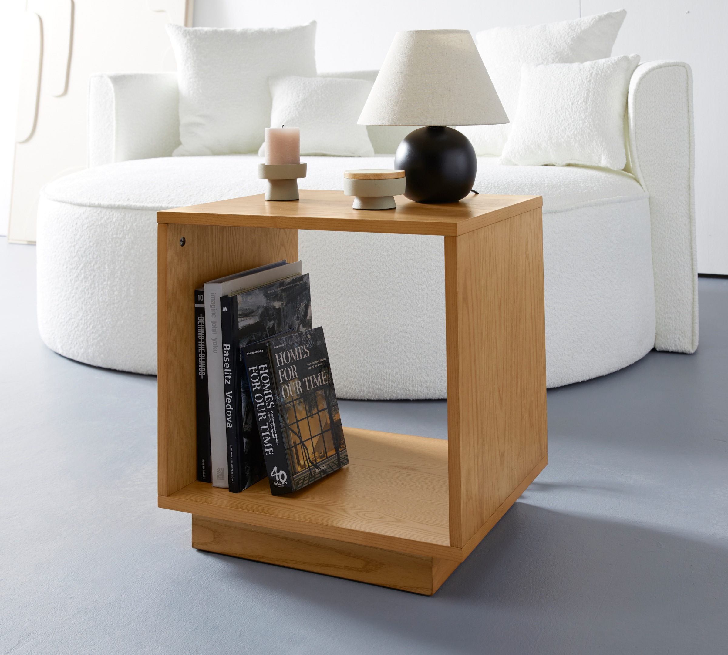 LeGer Home by Lena Gercke Beistelltisch »Grelia« Minimalistischer Würfel,  klare Linien, vielseitig einsetzbar, B 50 cm