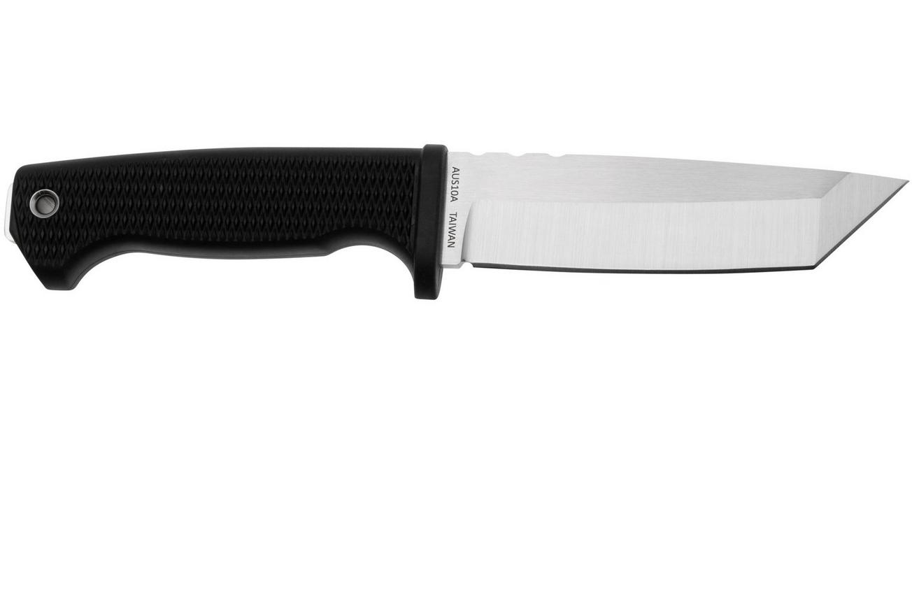 Demko Knives FreeReign AUS10A Tanto FR-10A-TBL Black Rubber, outdoormes