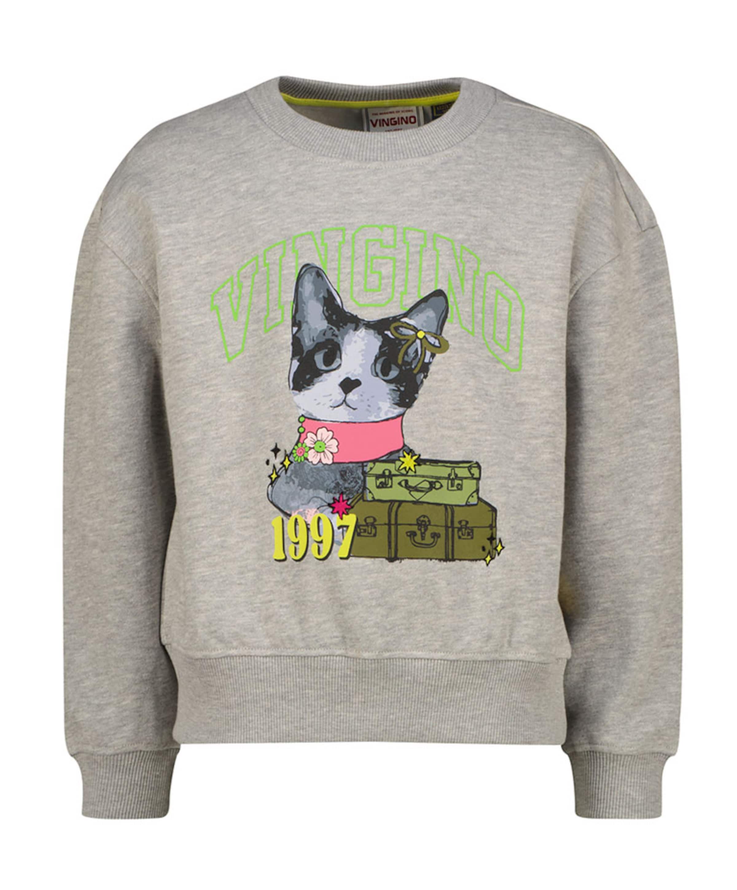 Vingino Meisjes sweater grijs