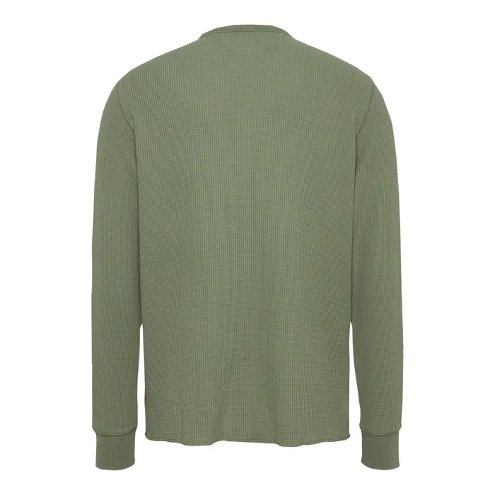 Tommy Hilfiger Slim Waffle Longsleeve Shirt Heren