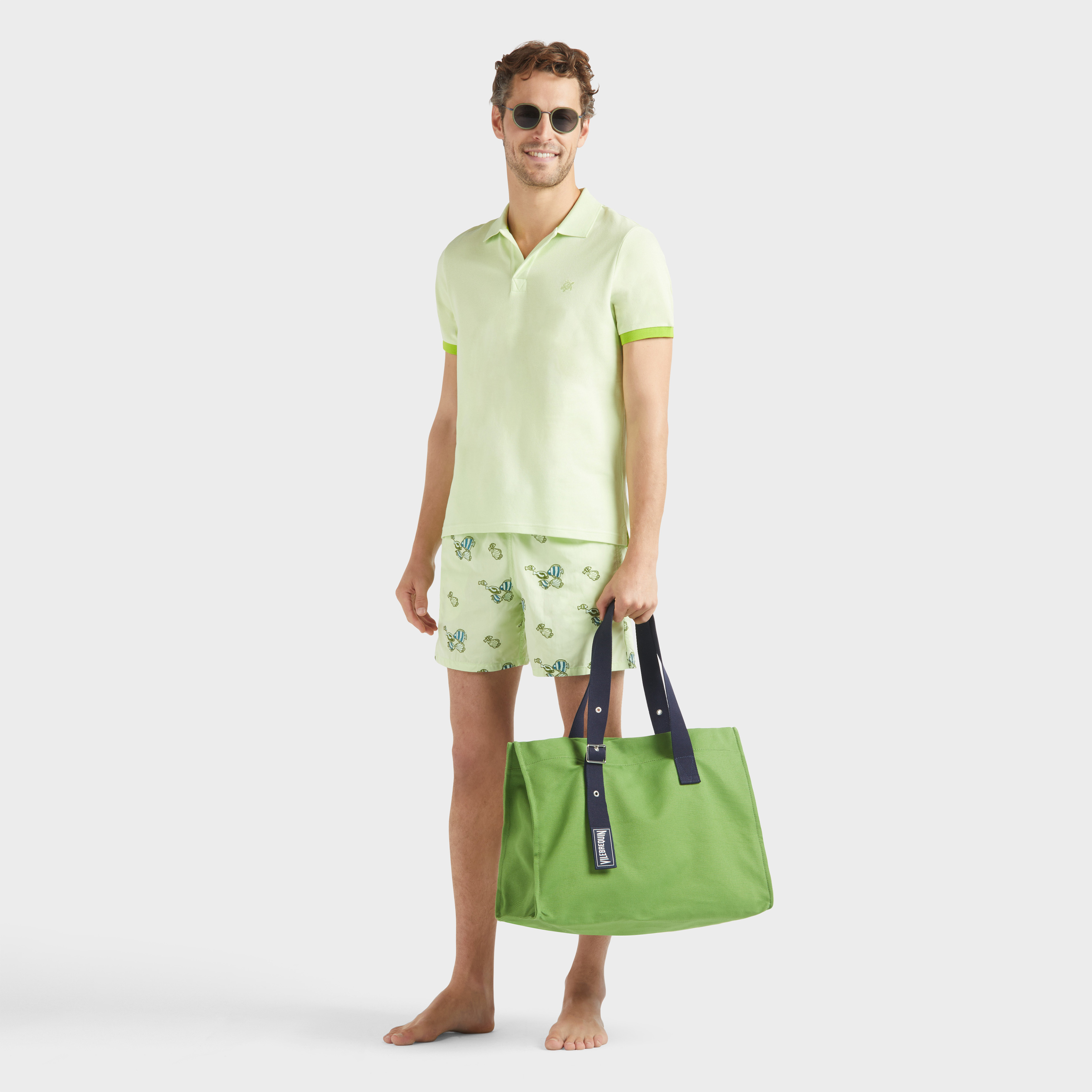 Polo en Piqué Coton Organique Homme Uni