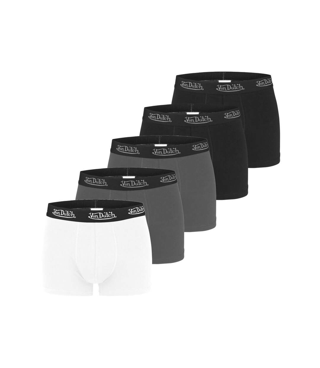 Boxer Homme Coton, Caleçon Homme Stretch, Respirant et Doux (Lot de 5)