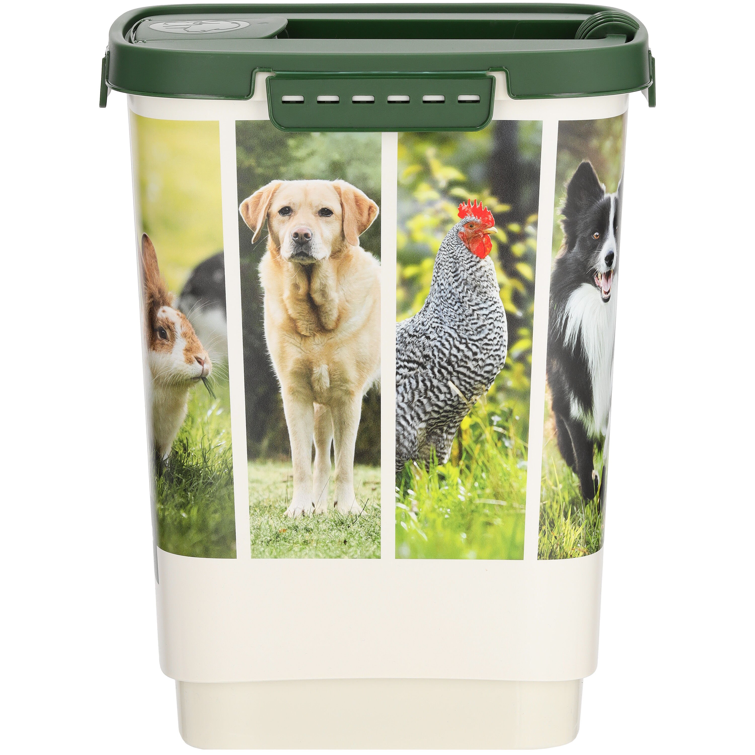 Welkoop - Voerton - 10 Liter - Wit Groen