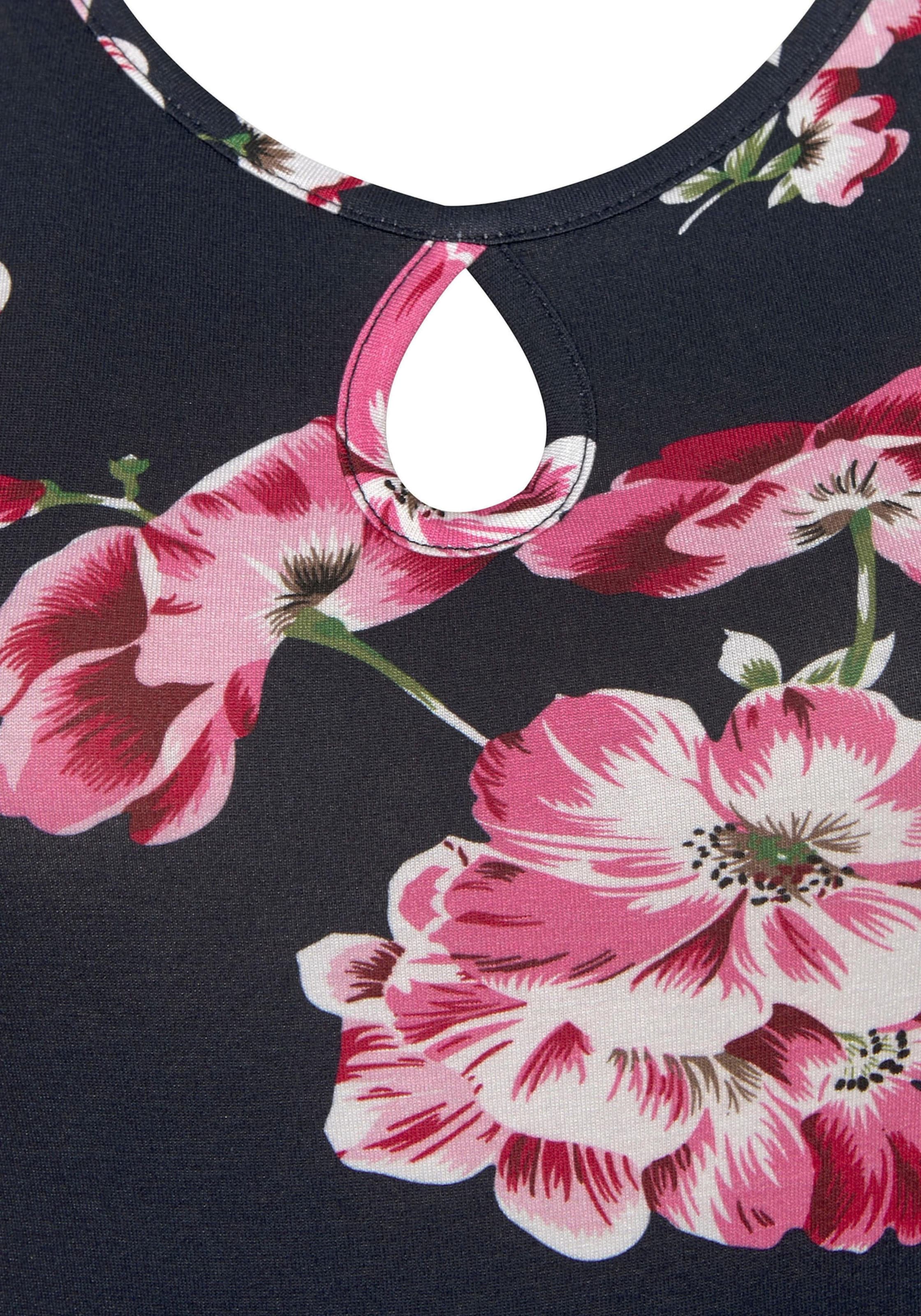 Beachtime Sommerkleid in marine-bedruckt