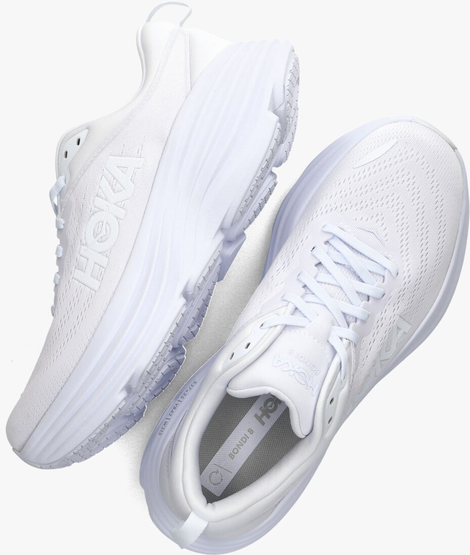 witte hoka lage sneakers bondi 8
