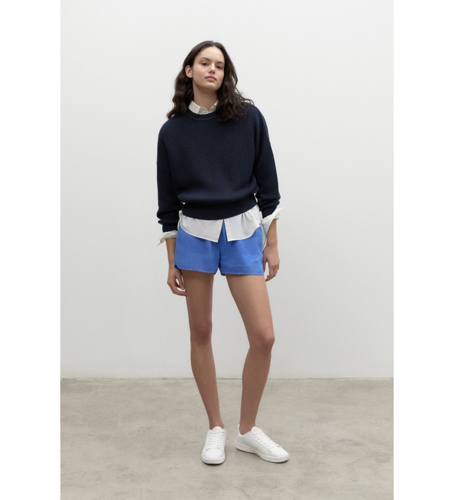 Camisola de malha azul marinho ECOALF Cedaralf