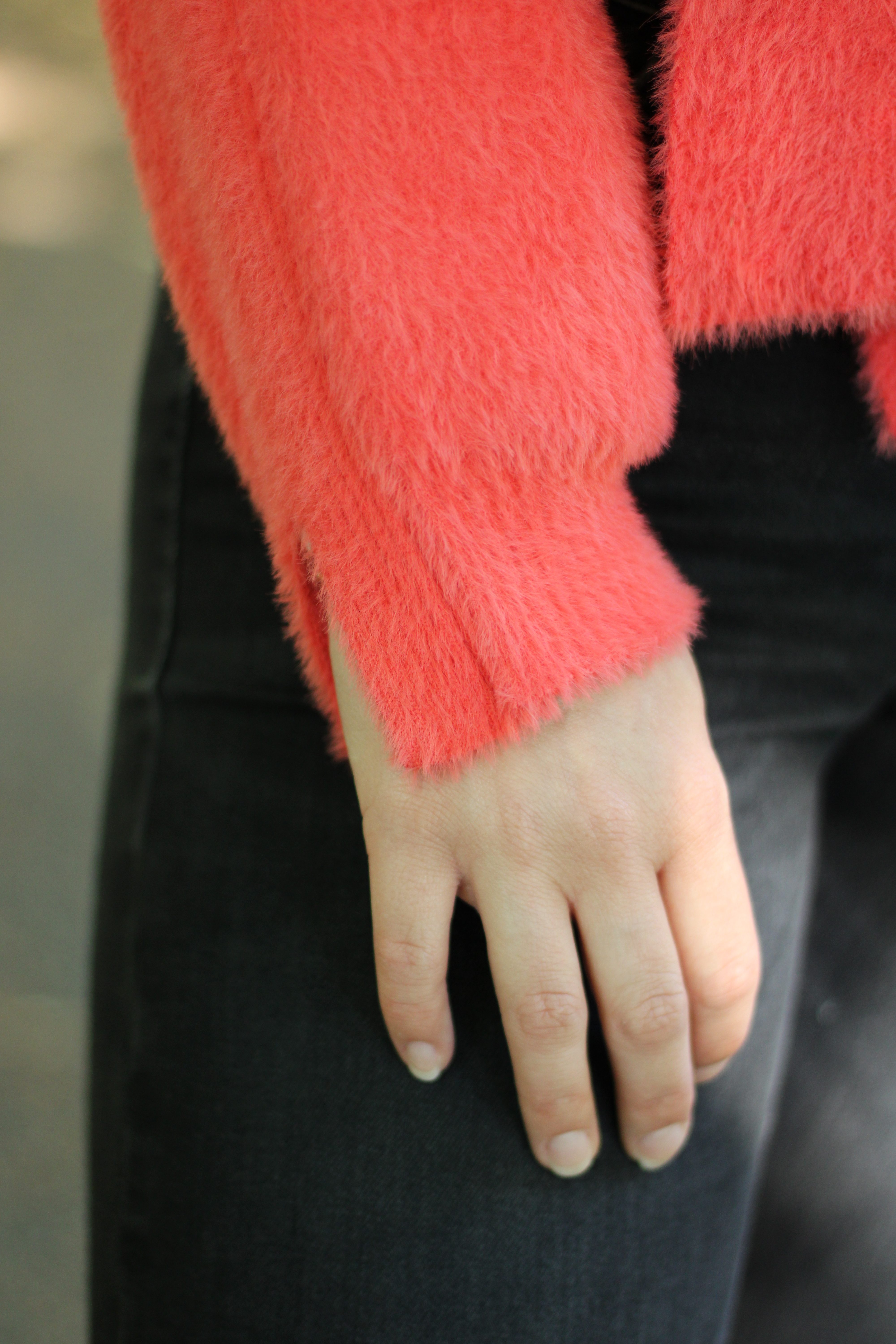 Rino & Pelle - Isarea Short V-Neck Cardigan - Bright Coral