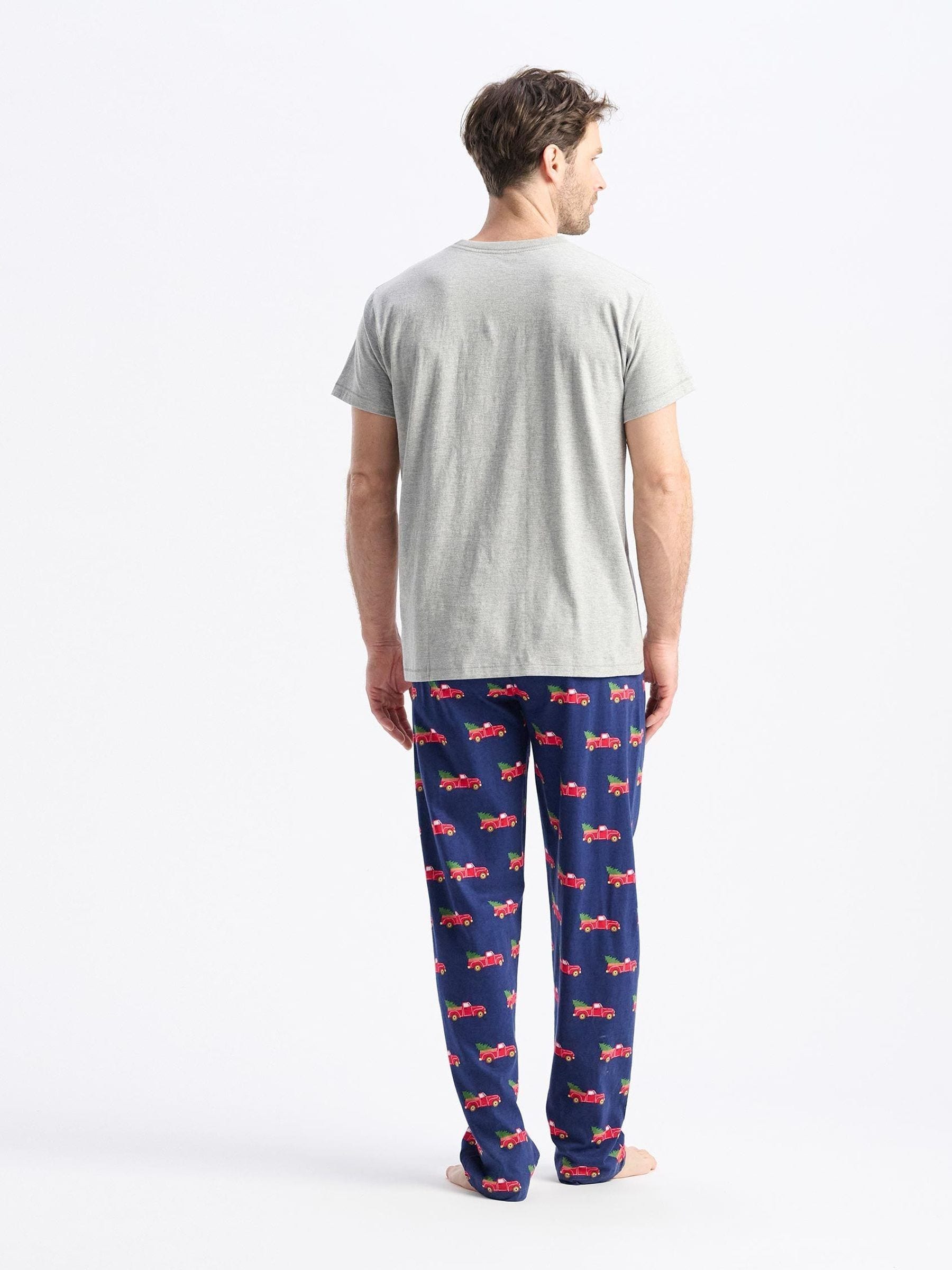 Hatley Grey Christmas Cabin Fever Pyjama Top