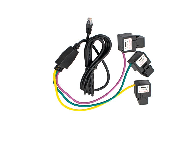 SMARTFOX Stromwandler 100A Klappbarer Stromwandler mit integriertem RJ-12-Stecker