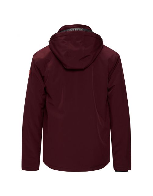 Nord Berg Padded Softshell Sjurd Heren Bordeaux - Vrijetijdskleding