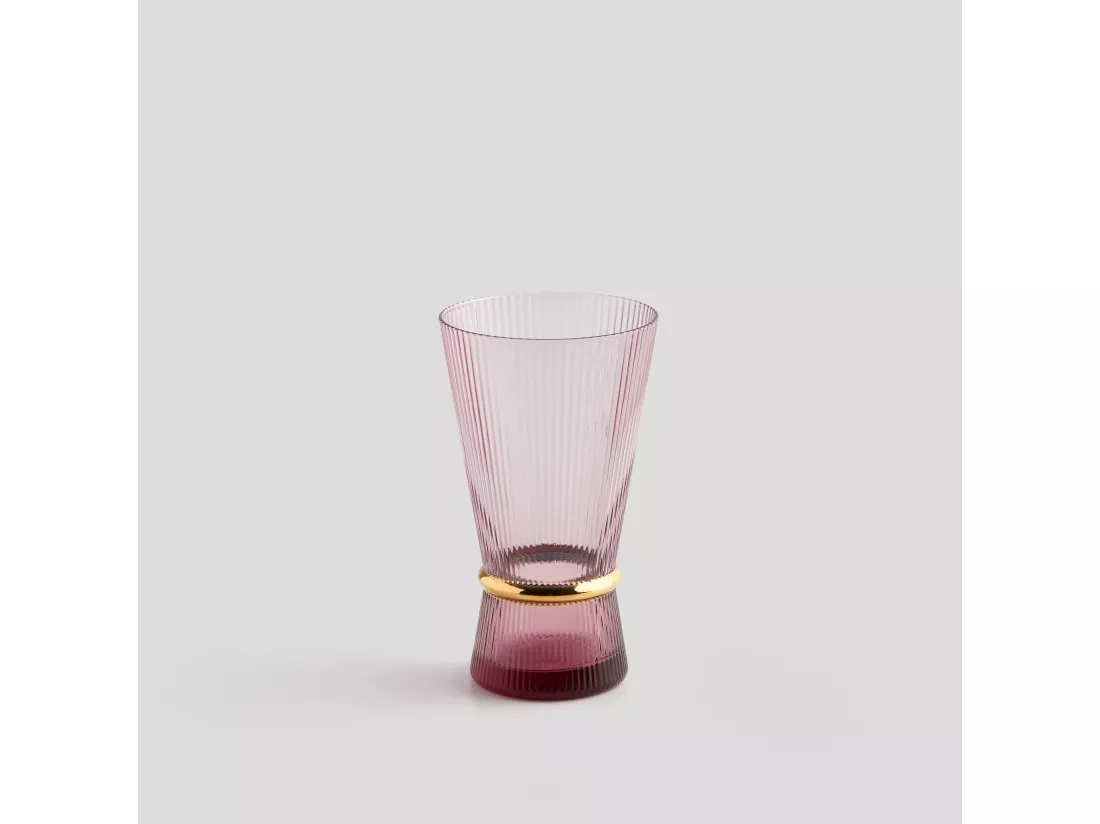 Verre Rosering Rose Foncé 14 x 8