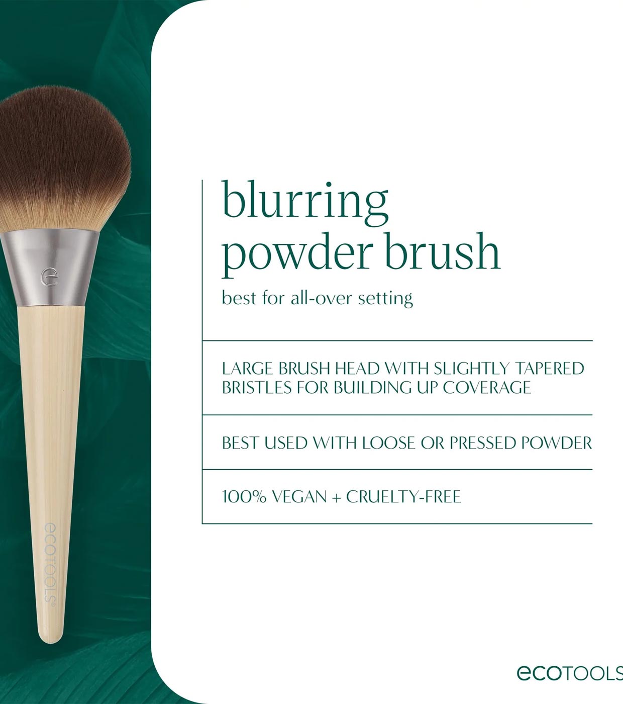Ecotools - Pincel para Pó Blurring Powder Brush