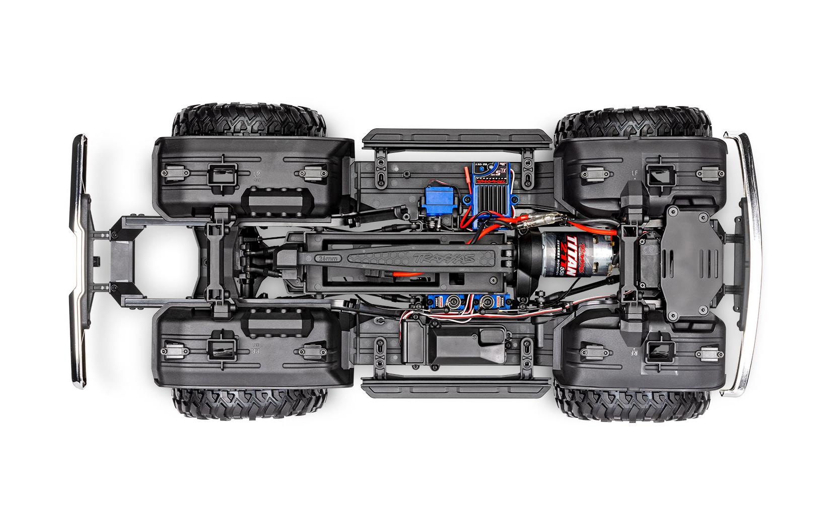 Scale Crawler TRX-4 Ford F-150 HighTrail Schwarz ARTR 1:10<br>Rockcrawler mit 1979 Ford F-150 Pickup Karosserie