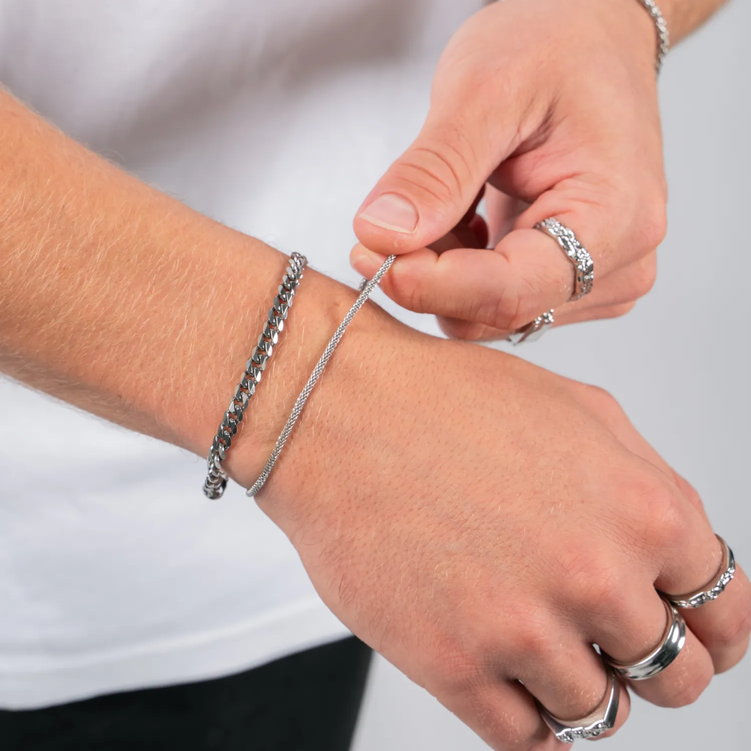 Tom Morris Panzer Armbånd Rustfrit Stål TM00004