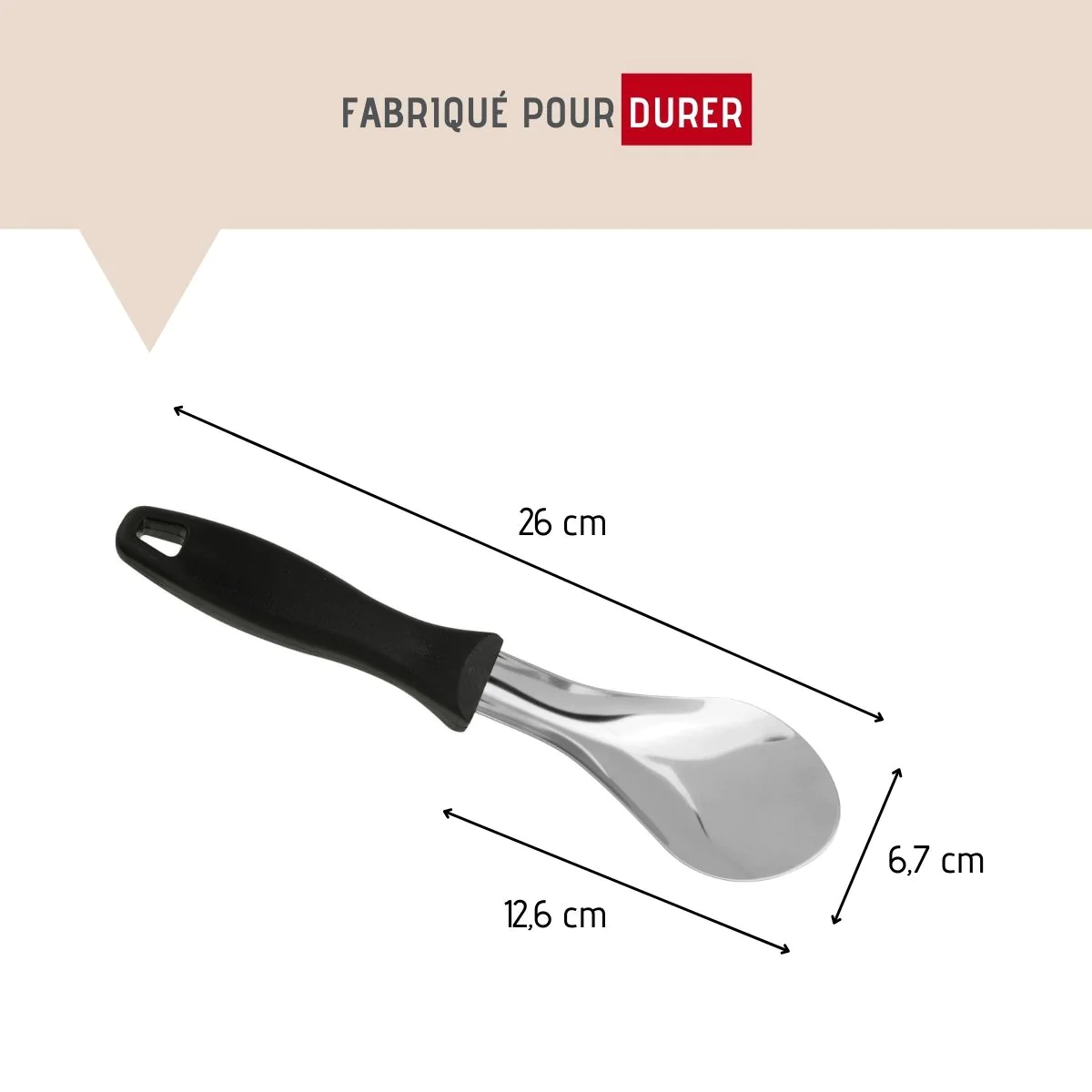 Cuillère à glace en inox l Divers FM Professional