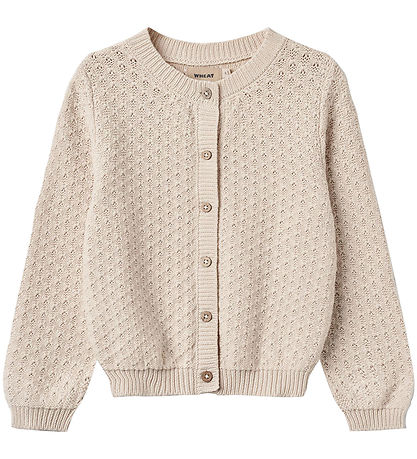 Wheat Cardigan - Strik - Magnella - Offwhite m. Hulm?nster