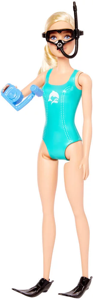 BARBIE - COFFRET BARBIE PLONGEUSE -  BLONDE