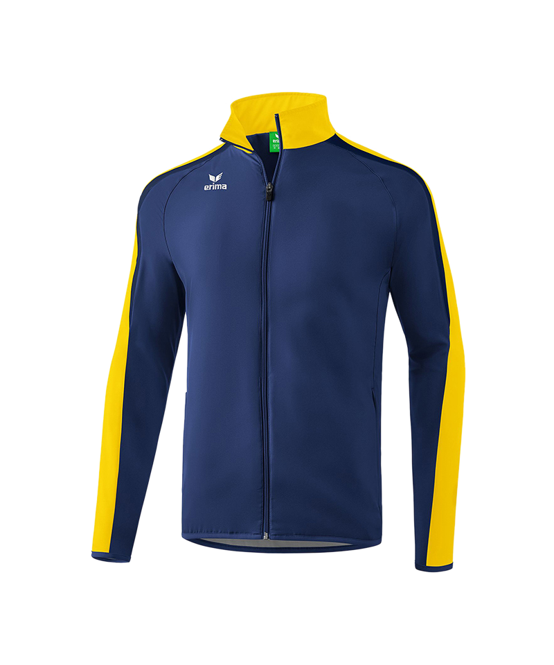Erima Liga 2.0 Präsentationsjacke Kids Blau Gelb