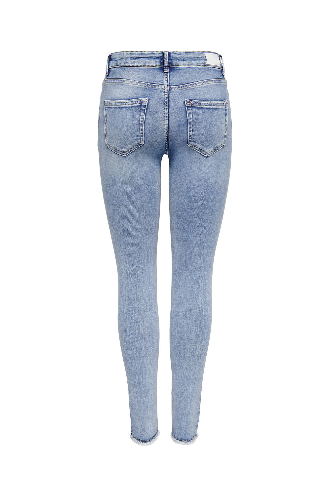 Calça jeans skinny de cintura média