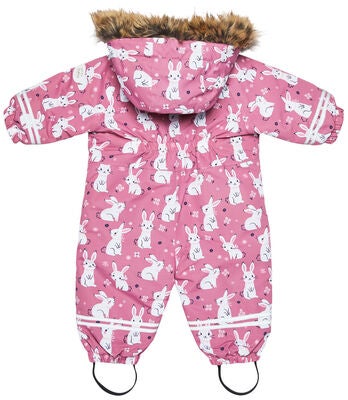 Petite Chérie Atelier Amour Vinterdress Baby, Flower Meadow Heather Rose