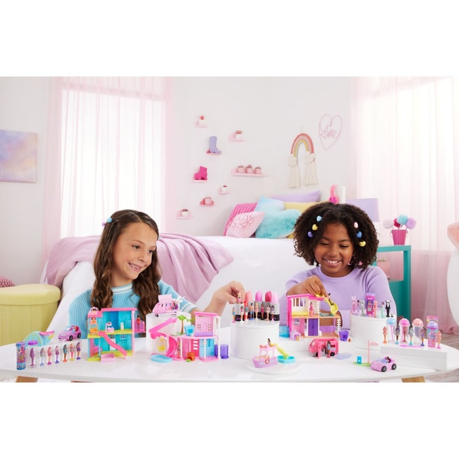 Mini Barbie Land - Traumvilla - rosa - 1 Stück