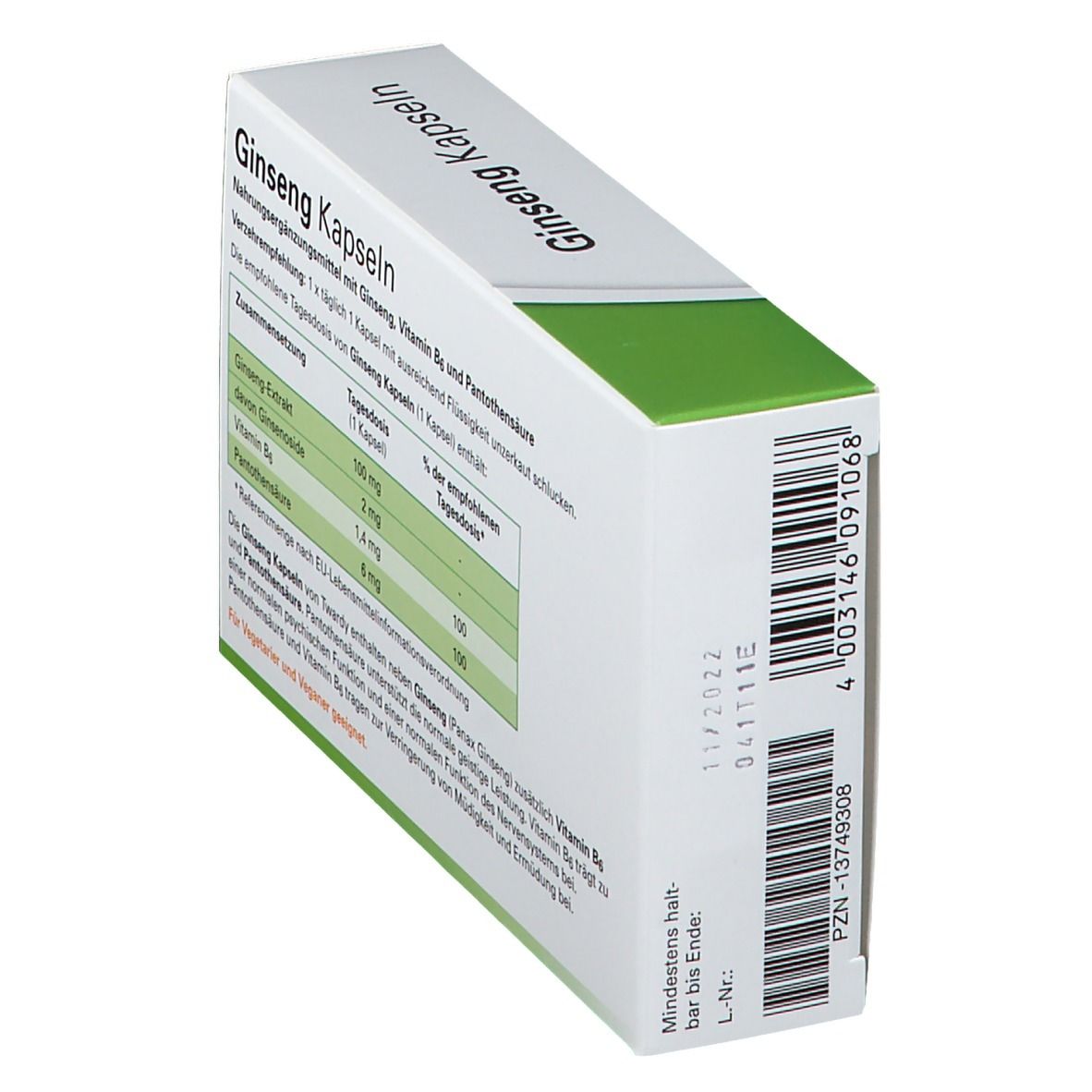Twardy® Ginseng Kapseln