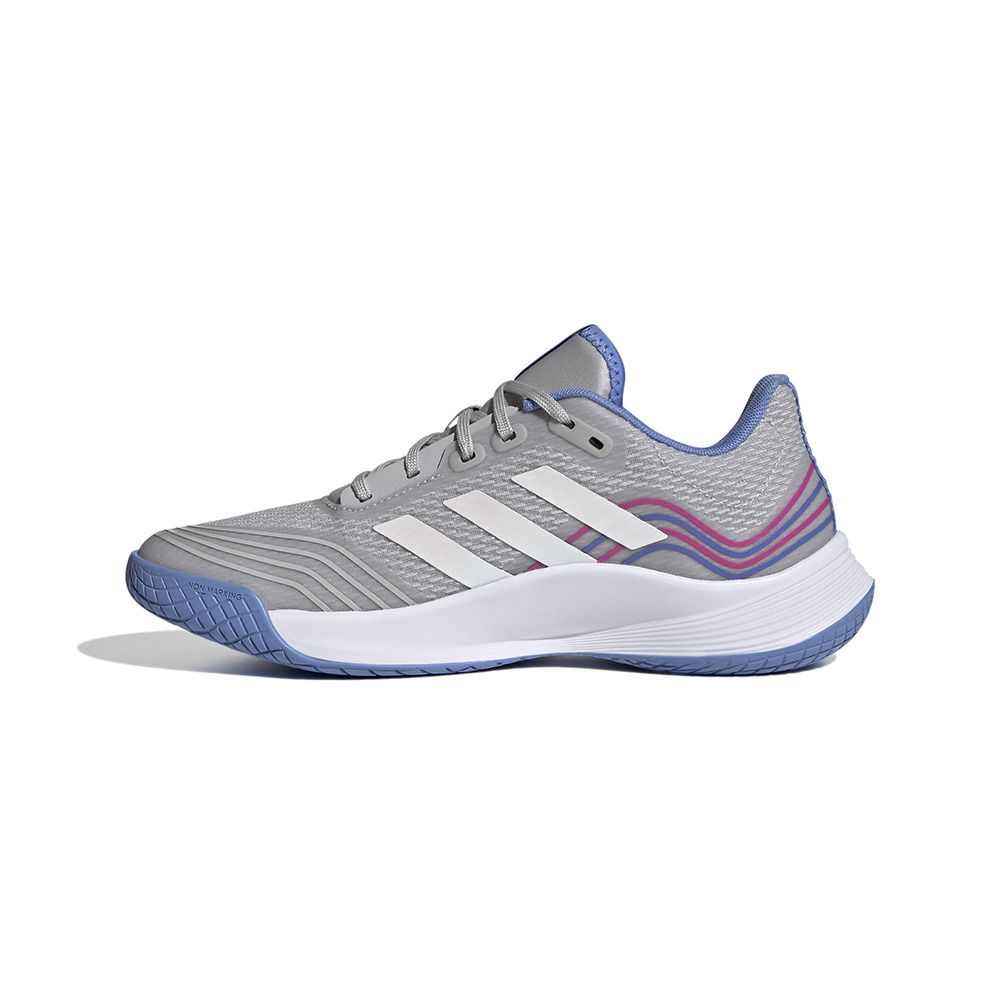 Adidas Performance NOVAFLIGHT PRIMEGREEN - Chaussures volleyball Femme grey two/white/silver