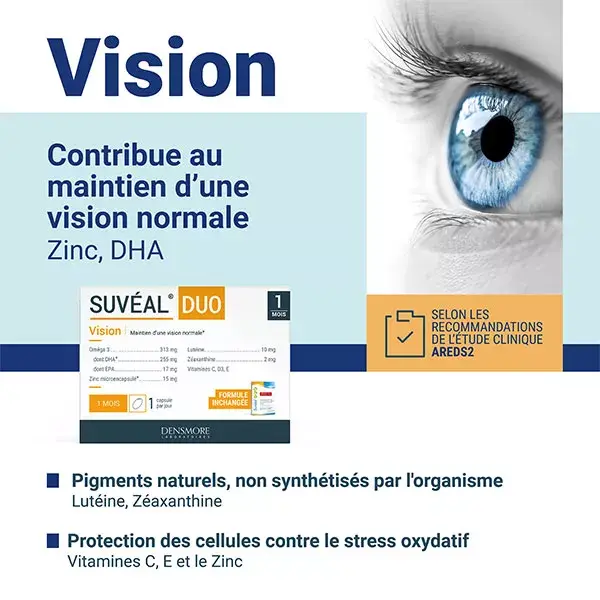 Tratamento de manutenção da visão normal Densmore Suvéal Duo Vision - 1 mês