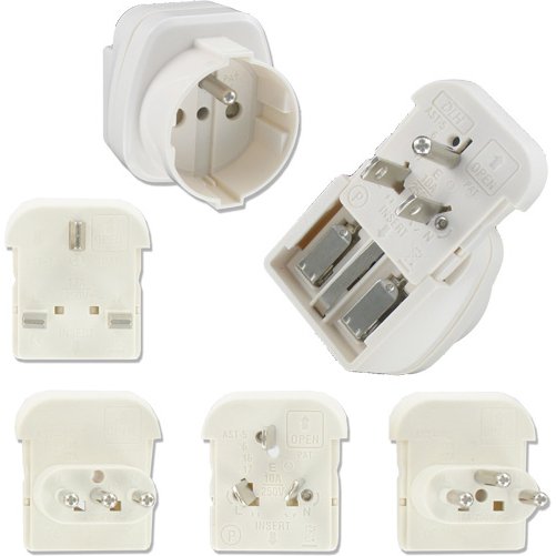DLH DY-WU1307 adaptateur prise d'alimentation Universel Blanc
