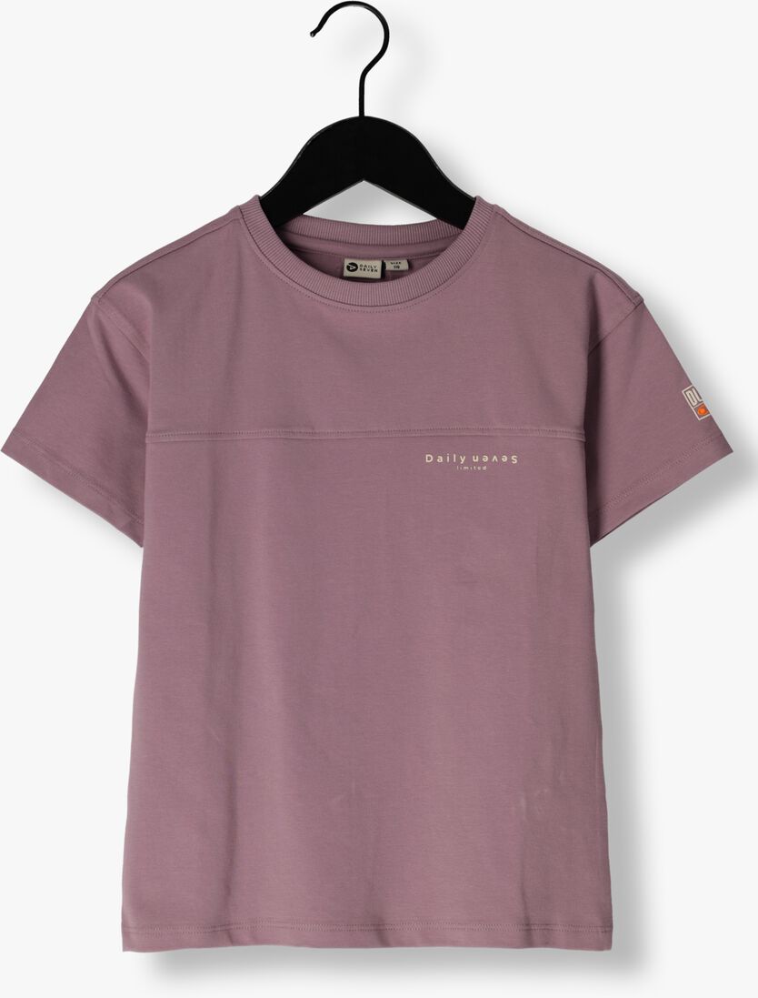 DAILY7 paarse daily7 t-shirt t-shirt daily seven