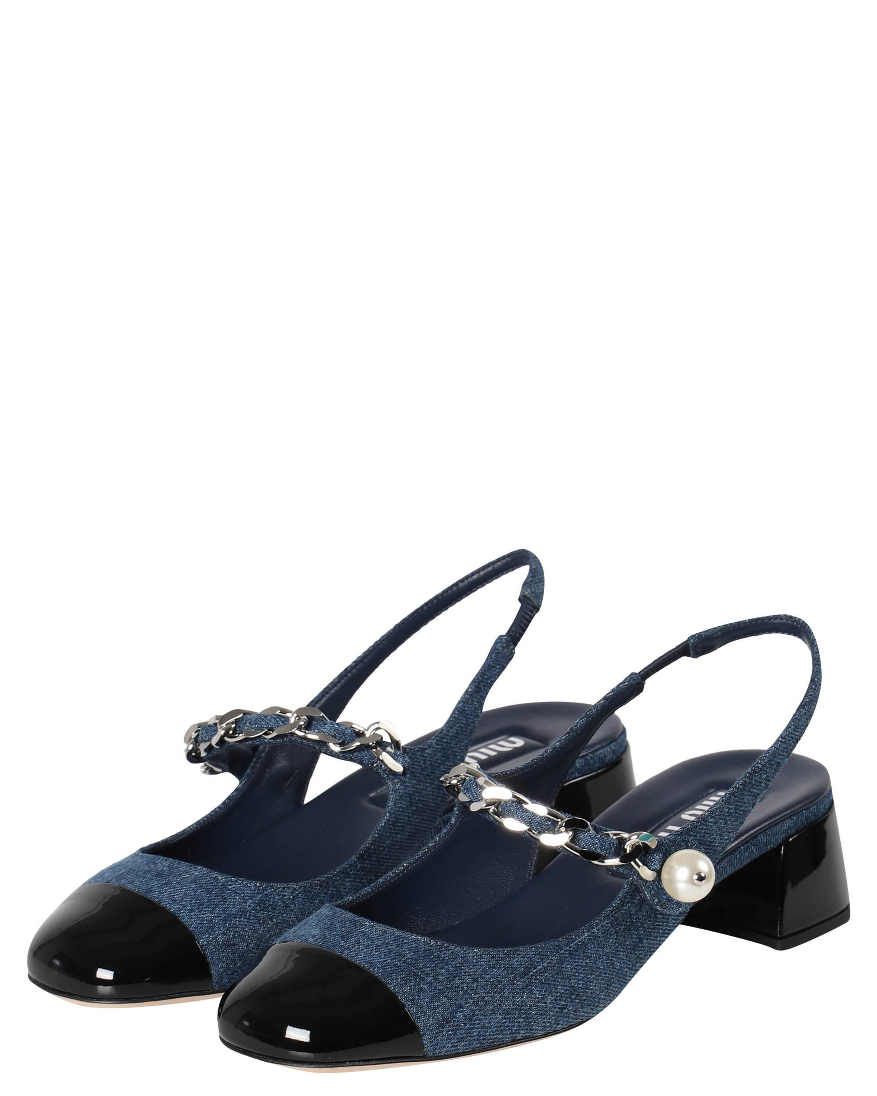 Miu Miu| Damen Slingpumps SLINGBACK PEARLS