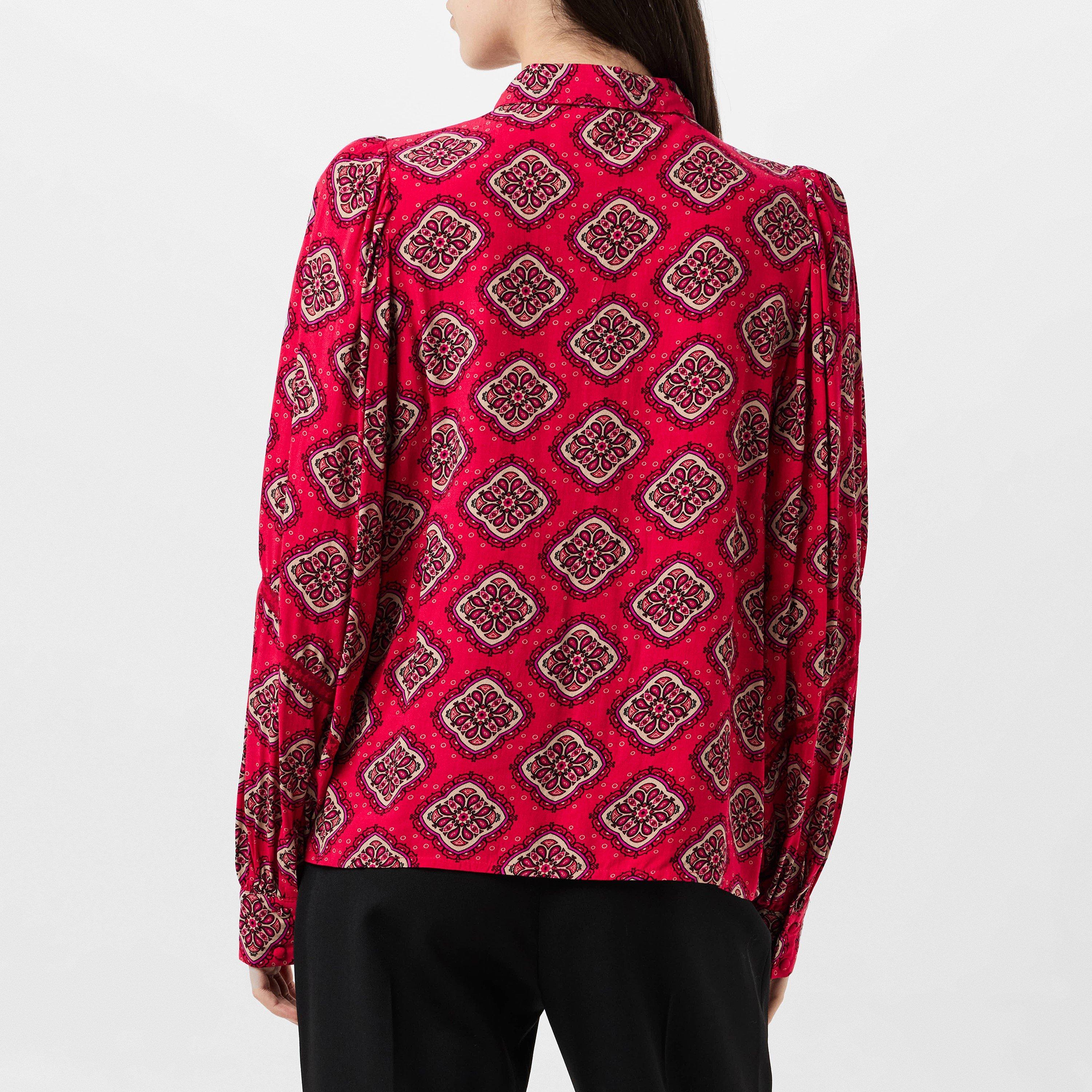 Vero Moda Long Sleeve Patterned Lace Shirt