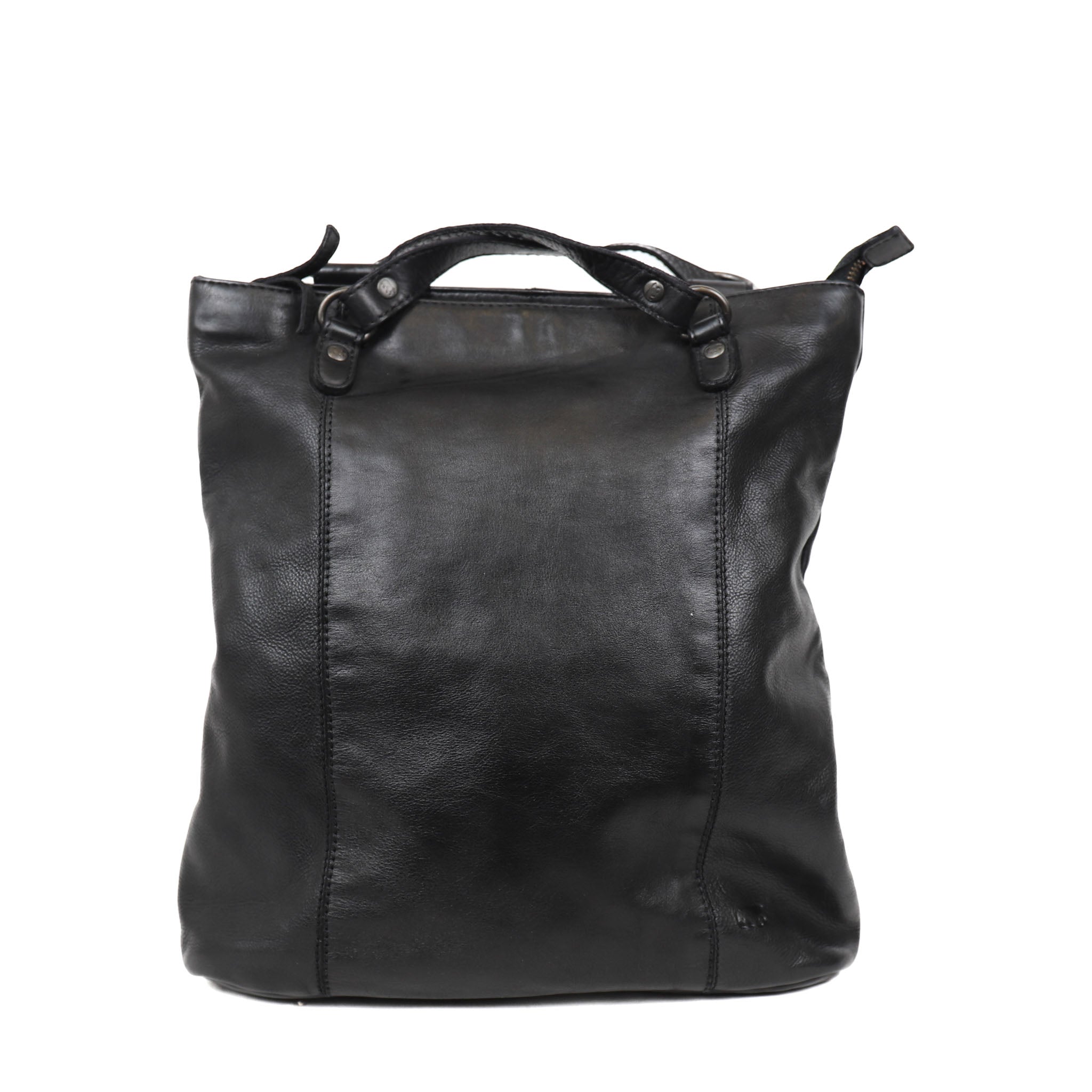 Rugzak/schoudertas 'Sandy' L zwart BLACK
