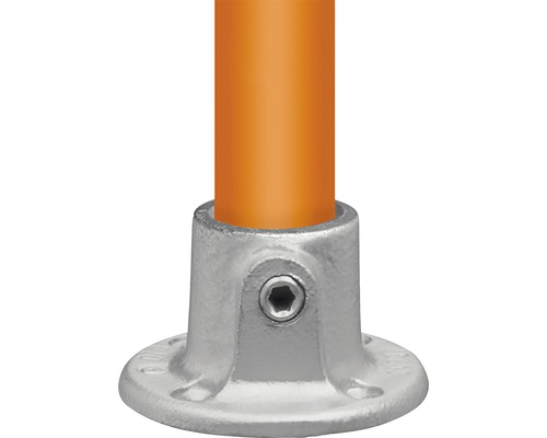 Buildify ronde voetplaat voor stalen steigerbuis Ø 33 mm