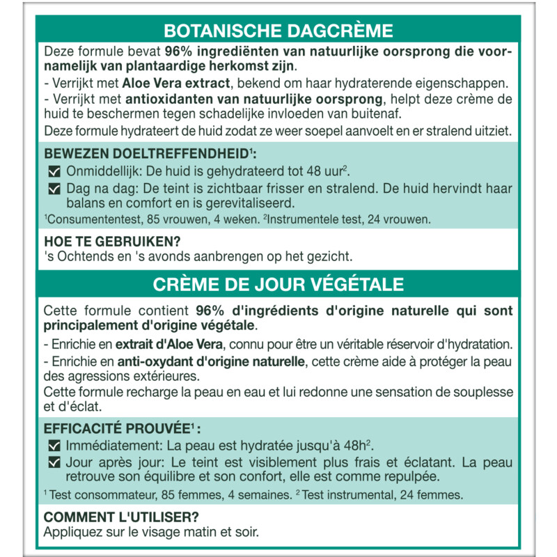 Garnier Skinactive aloë vera extract dagcrème