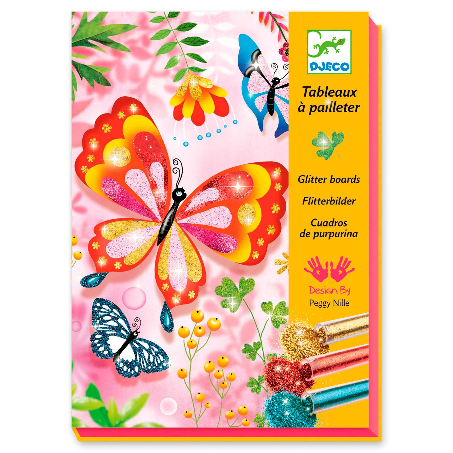 Djeco Glitterschilderijen - Vlinders