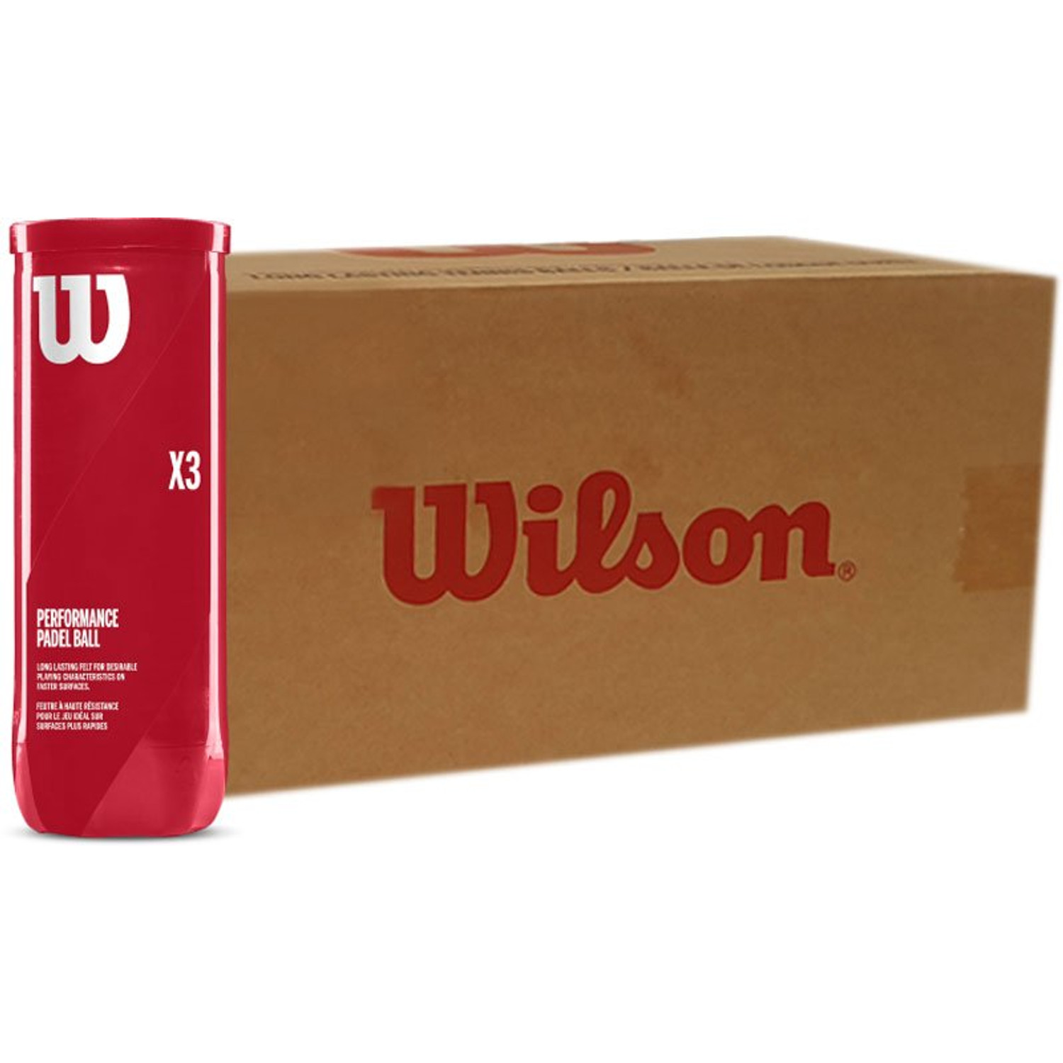 Wilson Padel X3 Bal 24x3 St. (6 Dozijn)
