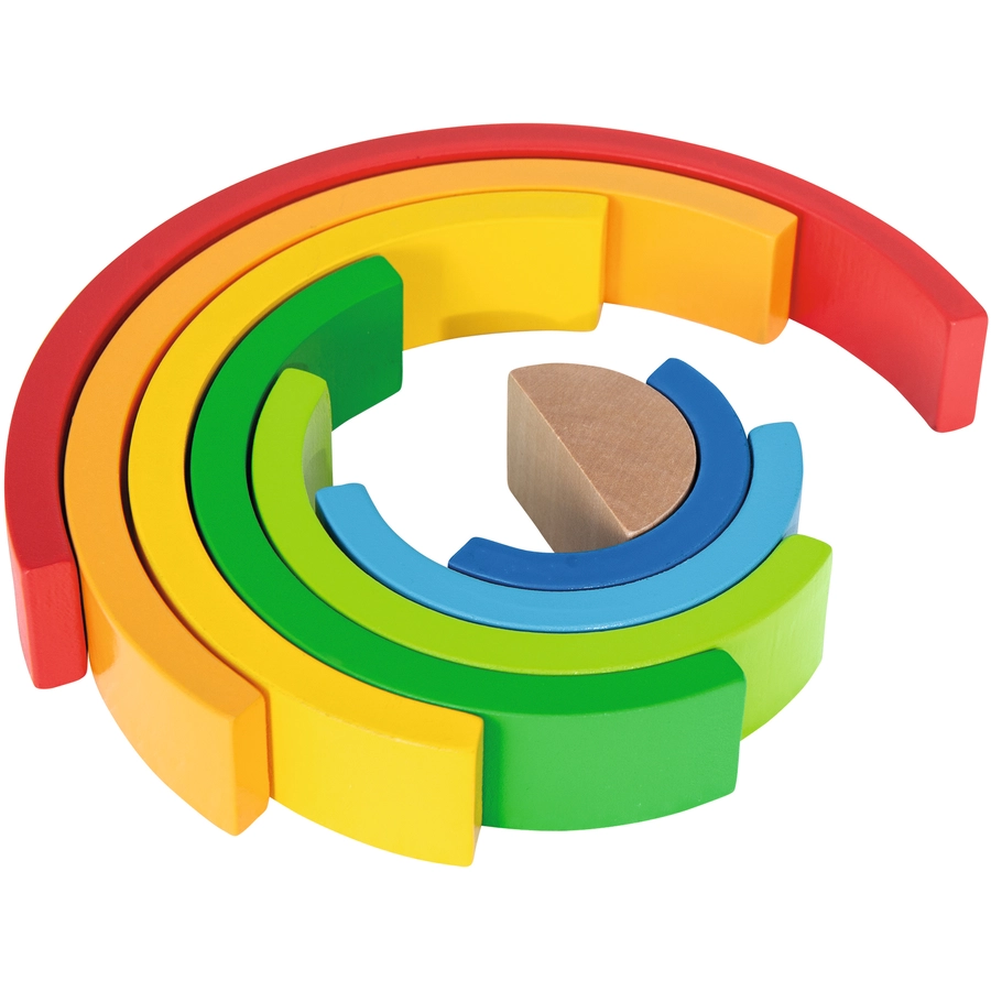 Eichhorn Regenbogen Holzbausteine
