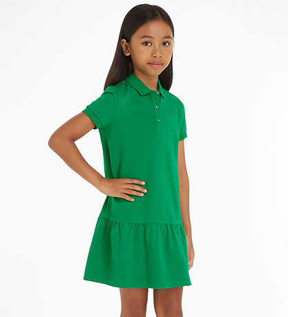Tommy Hilfiger Kleid - Essential Polo - Olympia Green