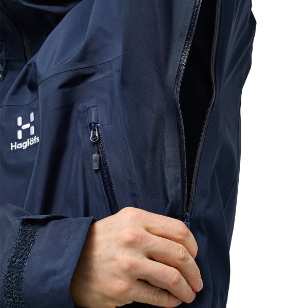 Veste ski de randonnée HAGLÖFS ROC FLASH GTX JACKET TARN BLUE