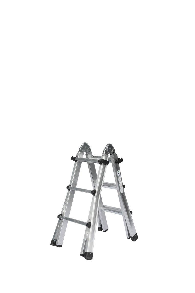 PROREGAL 4-delige telescopische ladder zonder dwarsbalk, 4 x 3 sporten
