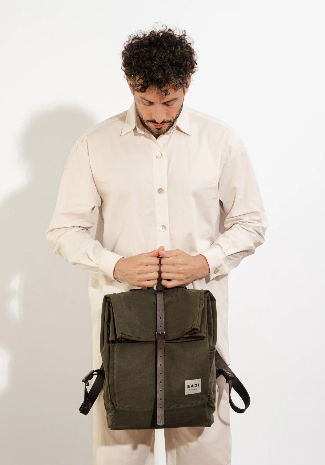 BADI Culture Roll-Over Rucksack Roll-Over Backpack Dark Green